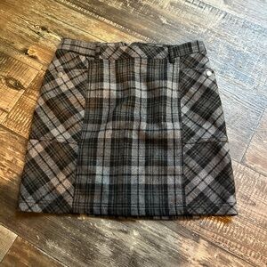 Eddie Bauer Plaid mini skirt sz 6